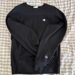 champion black sweater